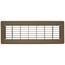 4" x 14" Floor Return Air Grille (Brown)