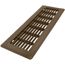 4" x 14" Floor Return Air Grille (Brown)