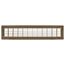 4" x 24" Floor Return Air Grille (Brown)