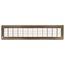 4" x 24" Floor Return Air Grille (Brown)