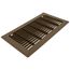6" x 12" Floor Return Air Grille (Brown)