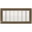 6" x 14" Floor Return Air Grille (Brown)