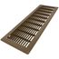 6" x 20" Floor Return Air Grille (Brown)