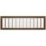 6" x 24" Floor Return Air Grille (Brown)