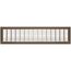6" x 30" Floor Return Air Grille (Brown)