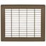 8" x 10" Floor Return Air Grille (Brown)