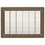 8" x 12" Floor Return Air Grille (Brown)