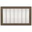8" x 14" Floor Return Air Grille (Brown)
