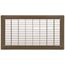 8" x 16" Floor Return Air Grille (Brown)