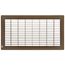 8" x 16" Floor Return Air Grille (Brown)