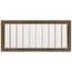 8" x 20" Floor Return Air Grille (Brown)