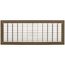 8" x 24" Floor Return Air Grille (Brown)