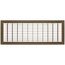 8" x 24" Floor Return Air Grille (Brown)