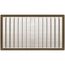 8" x 30" Floor Return Air Grille (Brown)