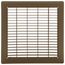 10" x 10" Floor Return Air Grille (Brown)