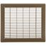 10" x 12" Floor Return Air Grille (Brown)