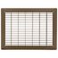 10" x 14" Floor Return Air Grille (Brown)