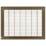 10" x 14" Floor Return Air Grille (Brown)