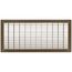 10" x 24" Floor Return Air Grille (Brown)
