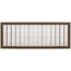 10" x 30" Floor Return Air Grille (Brown)