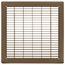 12" x 12" Floor Return Air Grille (Brown)