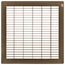 12" x 12" Floor Return Air Grille (Brown)
