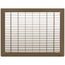 12" x 16" Floor Return Air Grille (Brown)