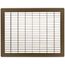 12" x 16" Floor Return Air Grille (Brown)