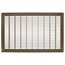 12" x 20" Floor Return Air Grille (Brown)