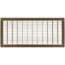 14" x 20" Floor Return Air Grille (Brown)