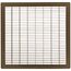 16" x 16" Floor Return Air Grille (Brown)