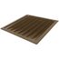 16" x 16" Floor Return Air Grille (Brown)