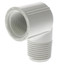 1/2" PVC Sch. 40 90° Street Elbow (Male x Fem)