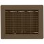 6" x 8" Floor Register (Brown)