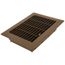 6" x 8" Floor Register (Brown)