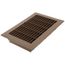 8" x 12" Floor Register (Brown)