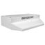 24" White, 2 Speed Under Cabinet Range Hood