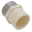 1" x 3/4" CTS CPVC Female Adapter w/ Stainless Steel Collar (Socket x FIPT)