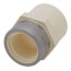 1" x 3/4" CTS CPVC Female Adapter w/ Stainless Steel Collar (Socket x FIPT)