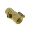 3/8" Spring Bottom, Double Female Air Cock w/ Tee Handle