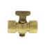 3/8" Spring Bottom, Double Female Air Cock w/ Tee Handle