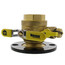2" Threaded Round Isolator w/ Detachable Rotating Flange, Hi-Flow Hose Drain