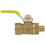 1/4" FIP x 1/8" MIP Full Port Forged Brass Mini Ball Valve