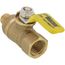 1/4" FIP x 1/8" MIP Full Port Forged Brass Mini Ball Valve