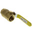 1" IPS Full Port Forged Brass Ball Valve with IPS Hole