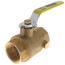 1-1/4" IPS Full Port Forged Brass Ball Valve with IPS Hole