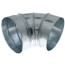 10" Round Duct Adjustable Elbow