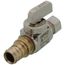 1/2" EVERLOC+ x 3/8" Compression Straight Ball Valve