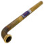 1-1/2" x 18" Rough Brass Slip Joint Waste Bend, 17 GA
