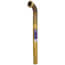 1-1/2" x 18" Rough Brass Slip Joint Waste Bend, 17 GA